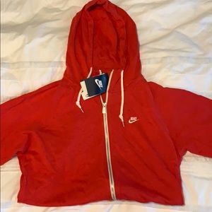 Nike long sleeve zip up hoodie